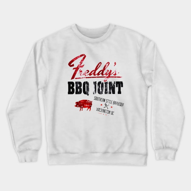 Freddy BBQ - House of Cards Crewneck Sweatshirt by olivergraham